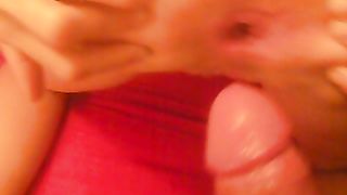 Mentre la inculo le chiedo se lo vuole un po' nella figa...