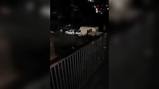 Pompino NOTTURNO sul BALCONE