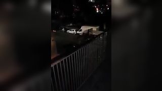 Pompino NOTTURNO sul BALCONE