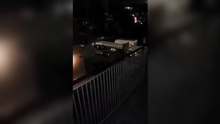 Pompino NOTTURNO sul BALCONE