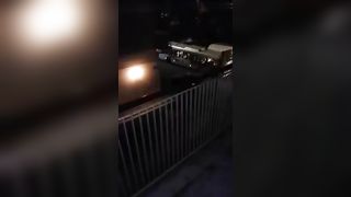 Pompino NOTTURNO sul BALCONE