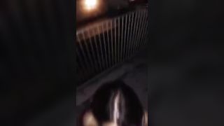 Pompino NOTTURNO sul BALCONE