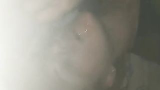 Schizzata in viso...