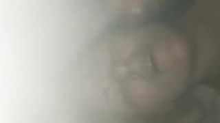 Schizzata in viso...