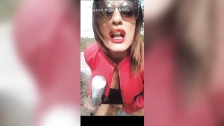 Ora mi infilo sta mazza in culo ! Hai capito ?