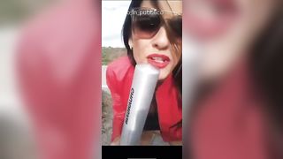 Ora mi infilo sta mazza in culo ! Hai capito ?