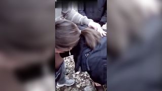 Moglie ninfomane ceduta al gruppetto in campagna