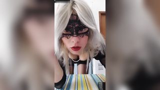 In diretta con la troia Mistress