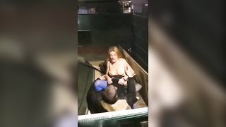 Beccati a scopare in un cantiere pubblico