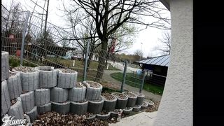 Pompino in un parco pubblico