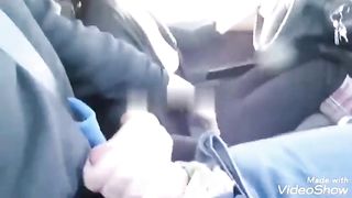 Sega e sborrata in Autostrada