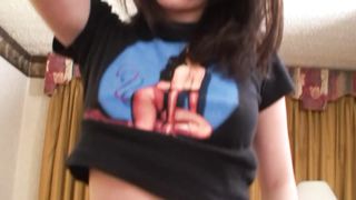 Teen bruna in video porno casting