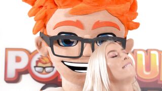 La calda bionda Kay Lovely sbattuta e sborrata in faccia come una puttana