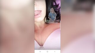 In live con la troia su Instagram