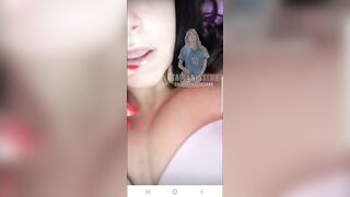 In live con la troia su Instagram