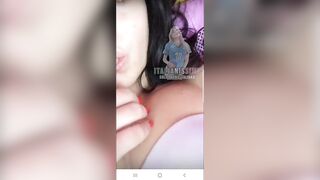 In live con la troia su Instagram