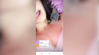 In live con la troia su Instagram