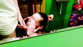 MILF italiana scopata nel bagno del ristorante cinese