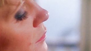 Ginger Lynn sexy bionda in stile vintage