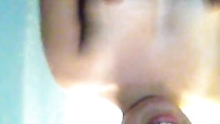 Coppia amatoriale scopa in casa