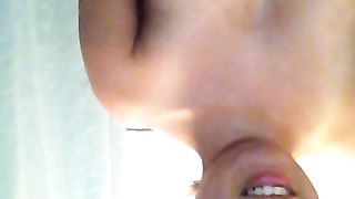 Coppia amatoriale scopa in casa