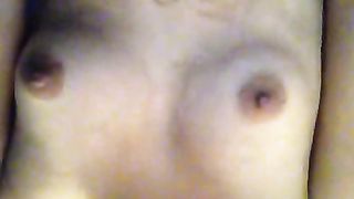 Coppia amatoriale scopa in casa