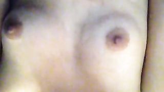 Coppia amatoriale scopa in casa