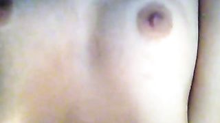 Coppia amatoriale scopa in casa