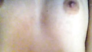 Coppia amatoriale scopa in casa