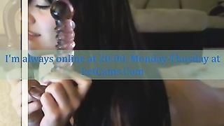 Anteprima del video: Brunetta si eccita in webcam