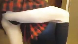 Studentessa gioca in cam