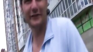 Teen russa scopata in strada