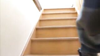 Bella francese bionda scopa con suo marito