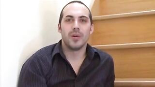 Bella francese bionda scopa con suo marito