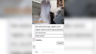 Troiette italiane mostrano piedi su Omegle