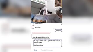 Anteprima del video: Troiette italiane mostrano piedi su Omegle