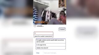 Troiette italiane mostrano piedi su Omegle