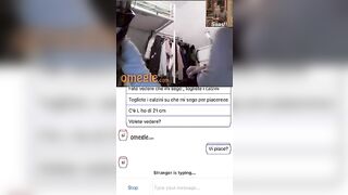 Troiette italiane mostrano piedi su Omegle