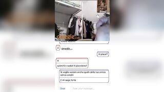 Troiette italiane mostrano piedi su Omegle