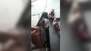 Ragazza sicula prende cazzo maturo