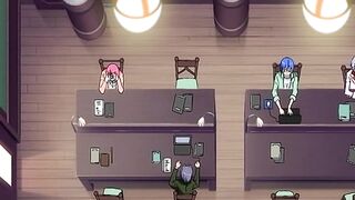 Anal creampie con carota nella figa - Hentai Ahegao