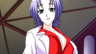 Anal creampie con carota nella figa - Hentai Ahegao