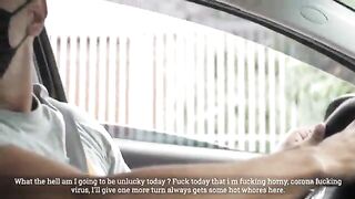 Bella puttanella brasiliana con mascherina