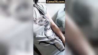 Trans troia arrapata di mattina presto