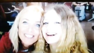 Madre e figlia sborrate