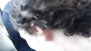 Pompinara bianca succhia cazzone ero in auto