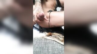 Trans tatuata si sega per voi