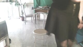 Il mio culetto in collant neri per voi