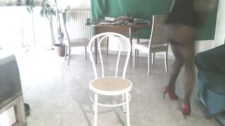 Il mio culetto in collant neri per voi