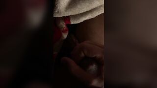 Sputo sul mio cazzo mentre mi sego